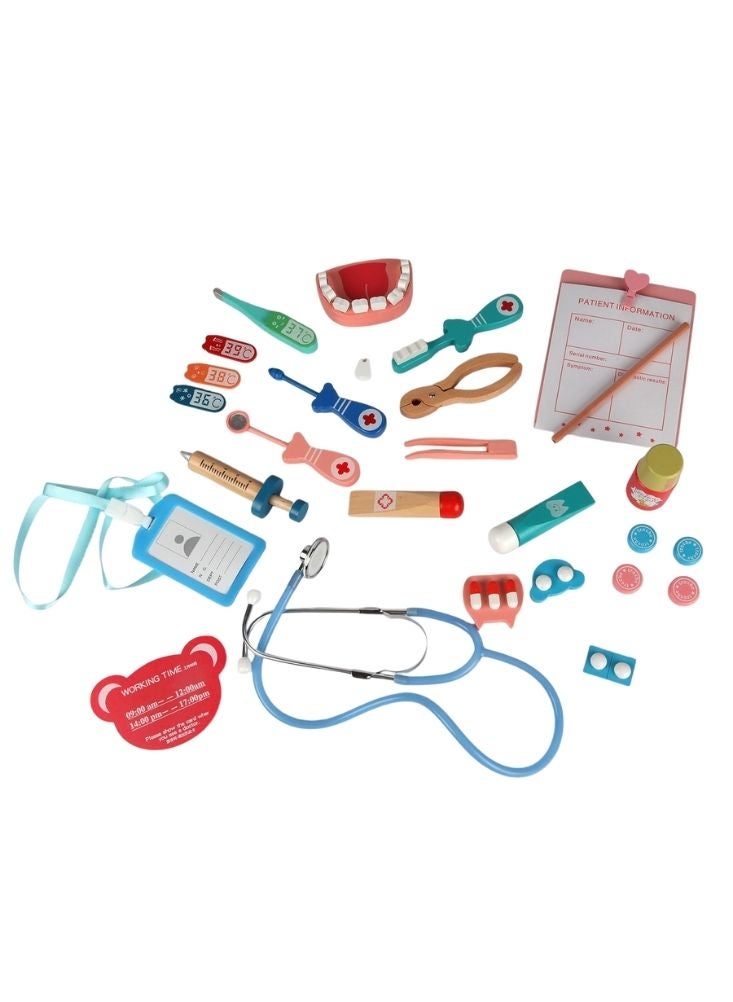 بريميم مجموعة ألعاب طبيب للأطفال مع أدوات طبية – مجموعة لعب الأدوار للطبيب للأطفال الصغار والأطفال - Image 3